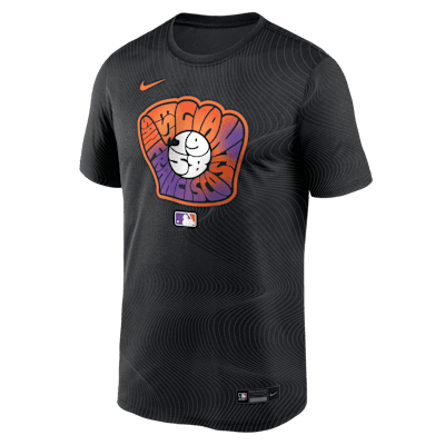 00s NIKE × SAN FRANCISCO GIANTS スタジャン Men's San Francisco Giants Nike White/Orange Rewind Warmup V